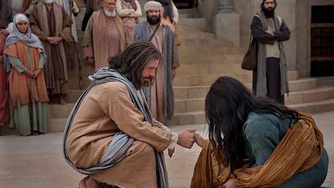Gesù e l'adiltera