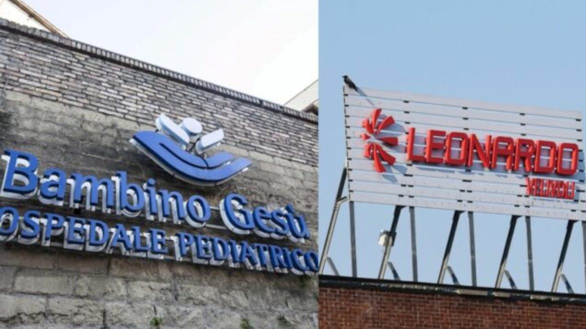 L'Ospedale Bambin Gesù di Roma rifiuta il denaro dalla società Leonardo