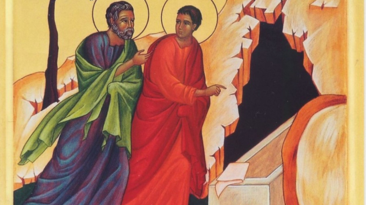 Pietro e Giovanni corrono al sepolcro, ma è Giovann che credette