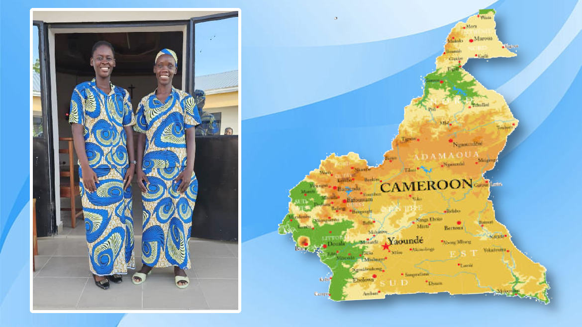 Abbiamo avuto la gioia e la fortuna di accogliere due giovani ragazze nel Postulato della nostra Congregazione delle Suore di San Giuseppe di Cuneo a Mora in Camerun