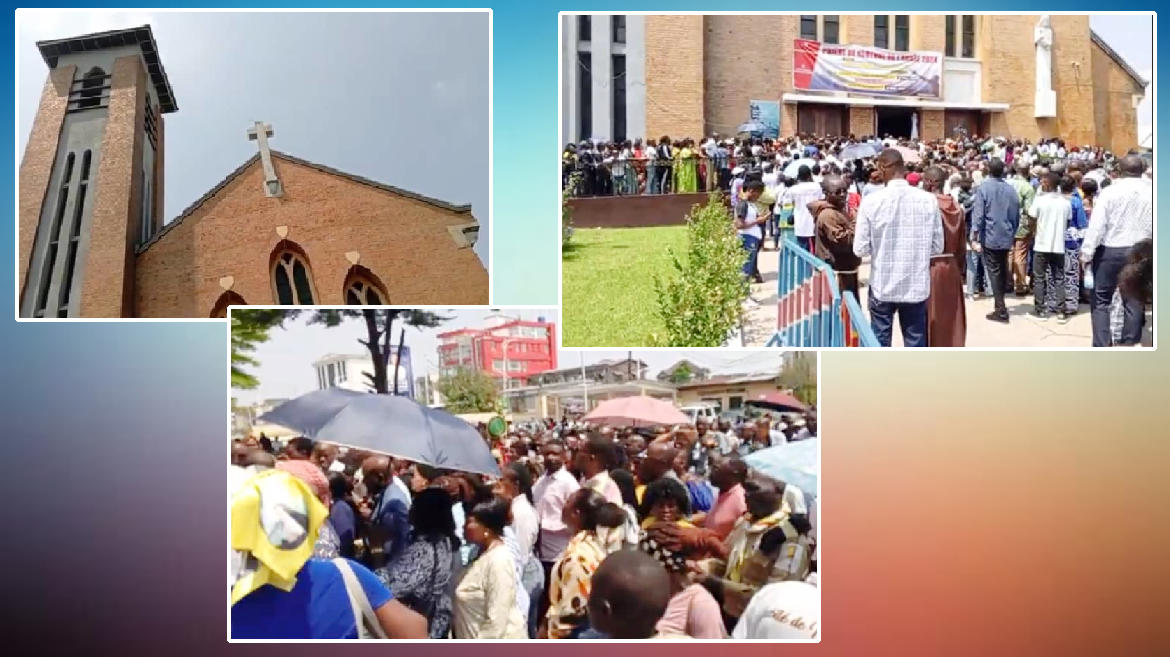 Apertura della porta santa nell'Arcidiocesi di Kinshasa dal Cardinale Fridolin Ambongo 2024